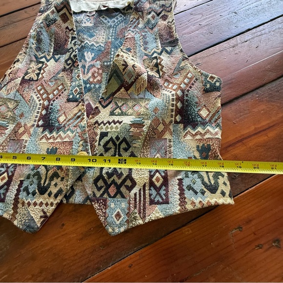 Vintage Patchwork Cottage Core Vest y2k 90s - Picture 5 of 10